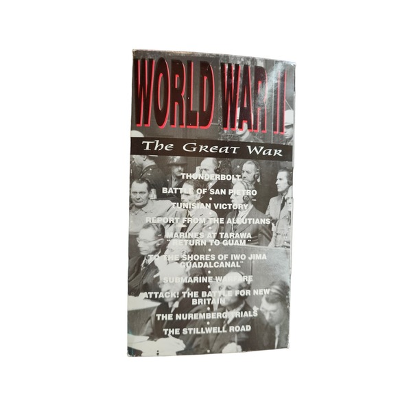 World War 2: The Great War Collection VHS Tapes Box Set Military- 10 tapes! - Picture 2 of 5
